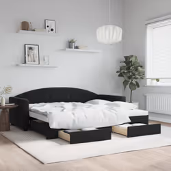 VidaXL 3197353 canapé lit sofa Noir