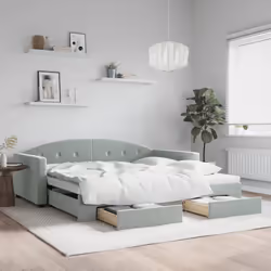 VidaXL 3197356 canapé lit sofa Gris