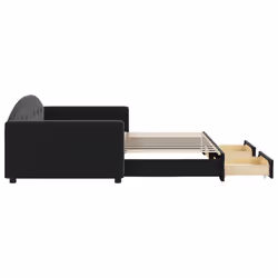 VidaXL 3197360 canapé lit sofa Noir - Vue supplémentaire 4