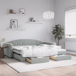 VidaXL 3197362 canapé lit sofa Gris