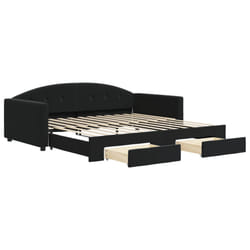 VidaXL 3197364 canapé lit sofa Noir