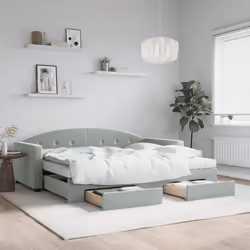 VidaXL 3197373 canapé lit sofa Gris
