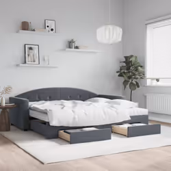 VidaXL 3197374 canapé lit sofa Gris