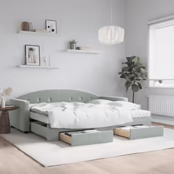 VidaXL 3197380 canapé lit sofa Gris