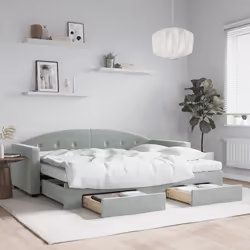 VidaXL 3197386 canapé lit sofa Gris