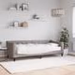 vidaXL Lit de jour avec matelas taupe 80x200 cm tissu - 80 x 200 cm