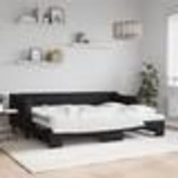 vidaXL Lit de jour avec gigogne sans matelas 80x200 cm - 80 x 200 cm