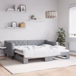 VidaXL 3197436 canapé lit sofa Gris