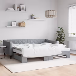 VidaXL 3197444 canapé lit sofa Gris