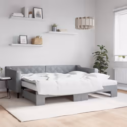 VidaXL 3197454 canapé lit sofa Gris