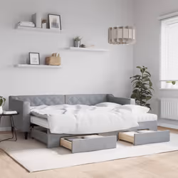 VidaXL 3197480 canapé lit sofa Gris