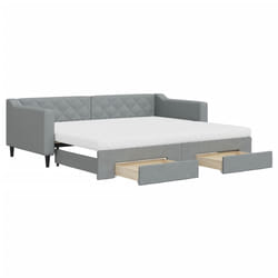 VidaXL 3197490 canapé lit sofa Gris