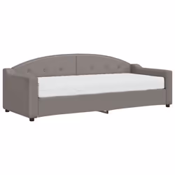 VidaXL 3197510, lit sofa, Taupe, mousse, Métal, Polyester, Bois, 2230 mm, 900 mm