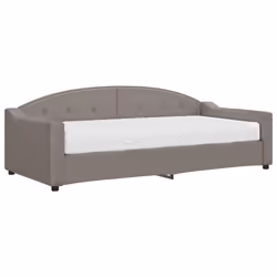 VidaXL 3197515, lit sofa, Taupe, mousse, Métal, Polyester, Bois, 2230 mm, 1000 mm