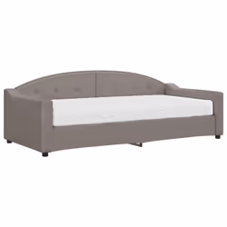 VidaXL 3197520, lit sofa, Taupe, mousse, Métal, Polyester, Bois, 2230 mm, 1100 mm