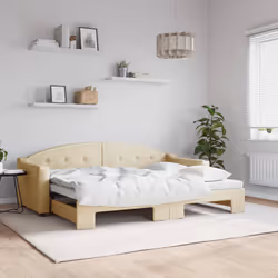 VidaXL 3197529 canapé lit sofa Crème