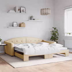 VidaXL 3197539 canapé lit sofa Crème