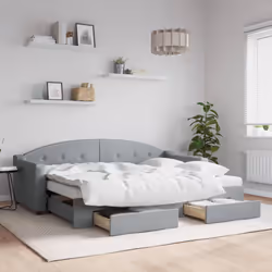 VidaXL 3197561 canapé lit sofa Gris