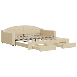 VidaXL 3197565 canapé lit sofa Crème