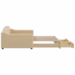 VidaXL 3197565 canapé lit sofa Crème - Vue supplémentaire 4