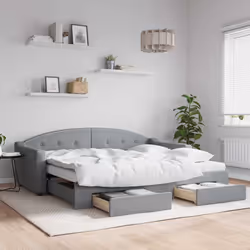 VidaXL 3197566 canapé lit sofa Gris