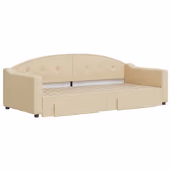 VidaXL 3197570 canapé lit sofa Crème - Vue supplémentaire 3