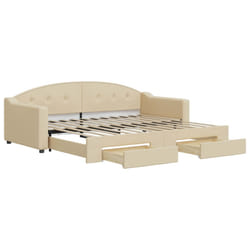 VidaXL 3197575 canapé lit sofa Crème