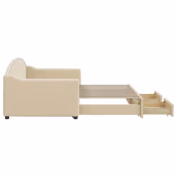 VidaXL 3197575 canapé lit sofa Crème - Vue supplémentaire 4