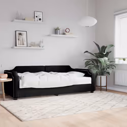 VidaXL 3197613 canapé lit sofa Noir
