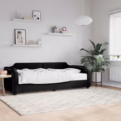 VidaXL 3197618 canapé lit sofa Noir