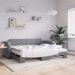 VidaXL 3197634 canapé lit sofa Gris