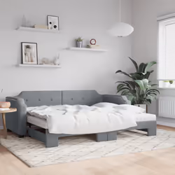 VidaXL 3197657 canapé lit sofa Gris
