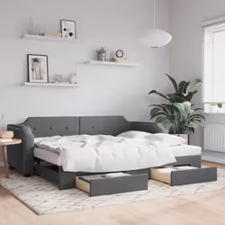 VidaXL 3197671 canapé lit sofa Gris
