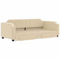 VidaXL 3197674 canapé lit sofa Crème