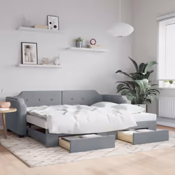 VidaXL 3197680 canapé lit sofa Gris