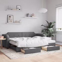 VidaXL 3197681 canapé lit sofa Gris