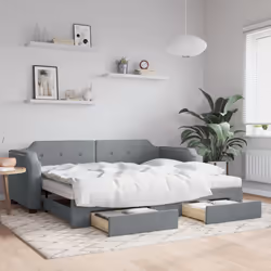 VidaXL 3197683 canapé lit sofa Gris