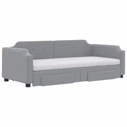 VidaXL 3197688 canapé lit sofa Gris