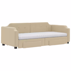 VidaXL 3197692 canapé lit sofa Crème