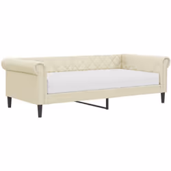 Ce lit de repos 2 en 1 avec matelas, servant à la fois de canapé et de lit, constitue un supplément pratique et accrocheur à ...