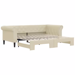 Ce lit de repos 2 en 1 avec lit gigogne, servant à la fois de canapé et de lit, constitue un supplément pratique et accrocheu ...