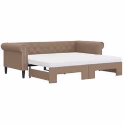 Ce lit de repos 2 en 1 avec lit gigogne, servant à la fois de canapé et de lit, constitue un supplément pratique et accrocheu ...