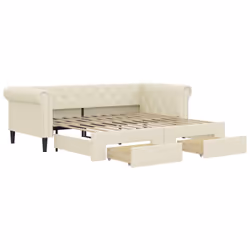 Ce lit de repos 2 en 1 avec lit gigogne, servant à la fois de canapé et de lit, constitue un supplément pratique et accrocheu ...
