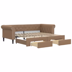 Ce lit de repos 2 en 1 avec lit gigogne, servant à la fois de canapé et de lit, constitue un supplément pratique et accrocheu ...
