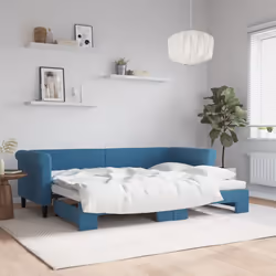 VidaXL 3197763 canapé lit sofa Bleu