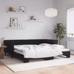 VidaXL 3197768 canapé lit sofa Noir