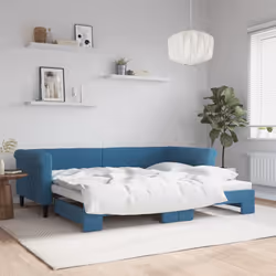 VidaXL 3197770 canapé lit sofa Bleu