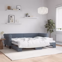 VidaXL 3197772 canapé lit sofa Gris