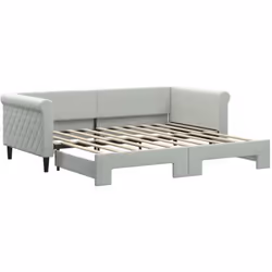 Ce lit de repos 2 en 1 avec lit gigogne, servant à la fois de canapé et de lit, constitue un supplément pratique et accrocheu ...