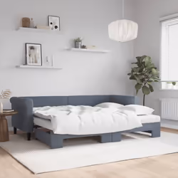 VidaXL 3197789 canapé lit sofa Gris